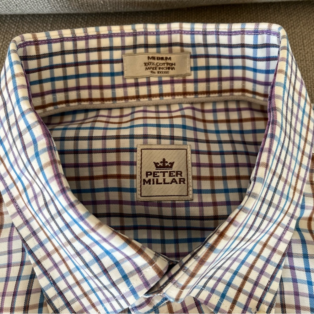 Peter Millar medium multicolor sport shirt